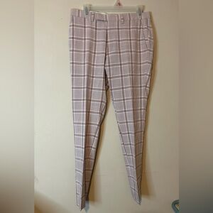 ASOS 32/32 Men's Pink Plaid Pants